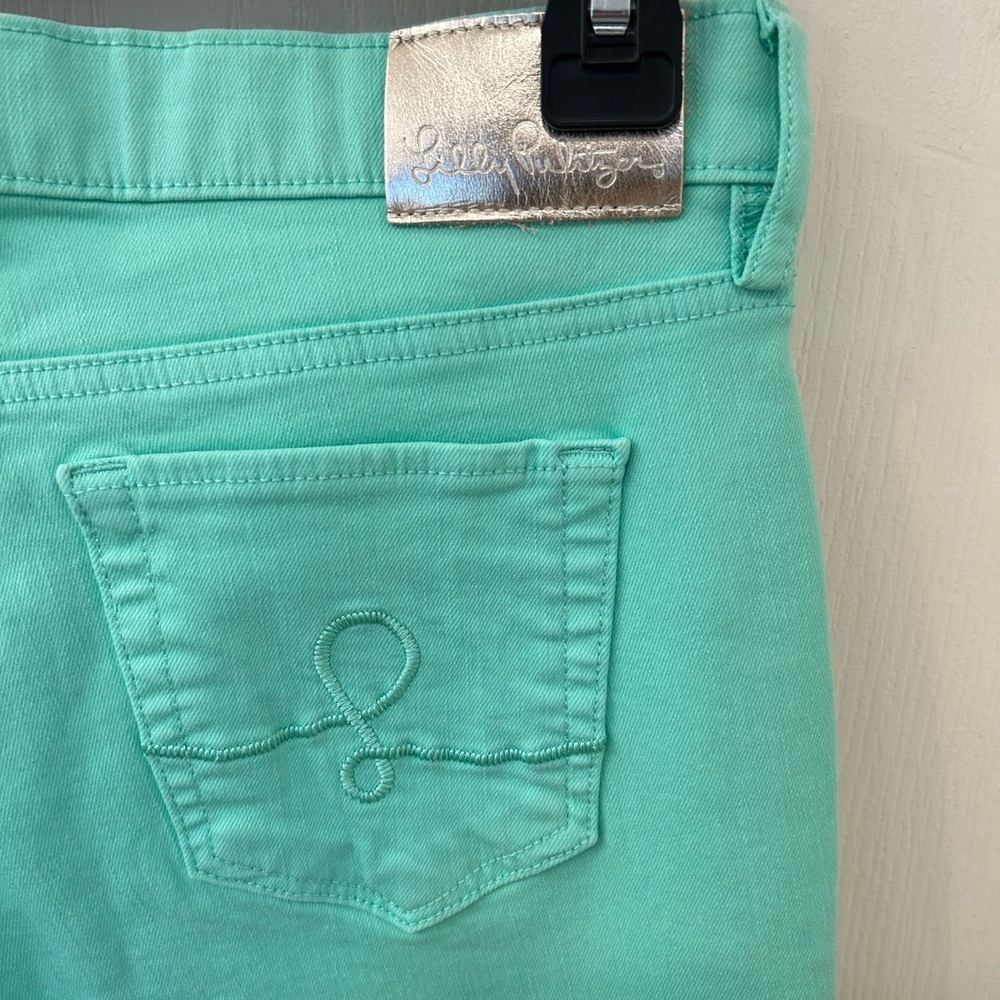 Green Lee Jeans with Pocket Detail